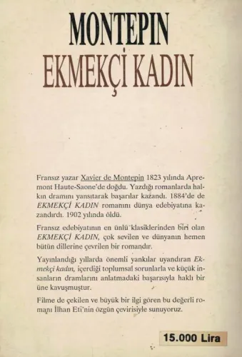 Ekmekçi Kadın Xavier De Montepin Engin Yayınevi %60 indirimli
