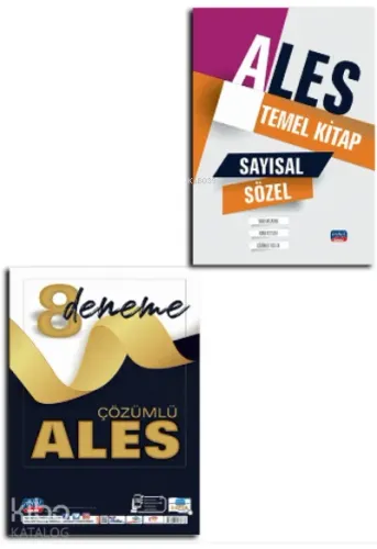 Sayısal - Sözel / Konu Anlatımı - Konu Testleri - Çözümlü Testler + Ales Çözümlü 8 Deneme