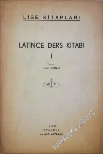 Latince Ders Kitabı 1 -        1940
