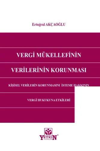 Vergi Mükellefinin Verilerinin Korunması