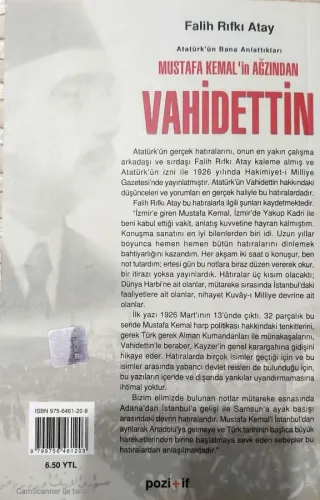 Mustafa Kemal'in Ağzından Vahdettin Falih Rıfkı Atay Pozitif %45 indir
