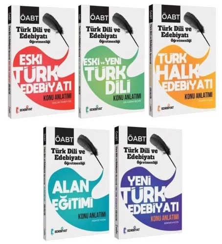 Edebiyat TV Yayınları ÖABT Türk Dili ve Edebiyatı Konu Anlatımlı 5'li Set