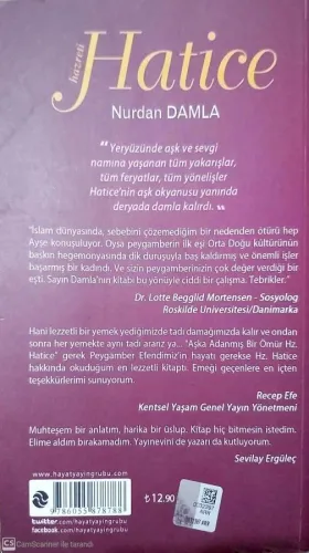 Hazreti Hatice Nurdan Damla Hayat Yayıncılık %37 indirimli