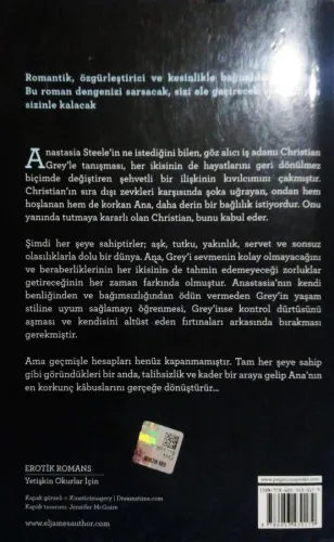 Özgürlüğün Elli Tonu E L James Pegasus Yayıncılık