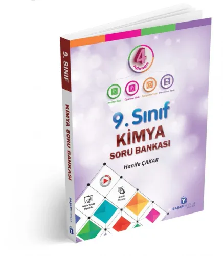 Başarıyorum Yayınları 9. Sınıf 4 Adımda Kimya Soru Bankası Başarıyorum