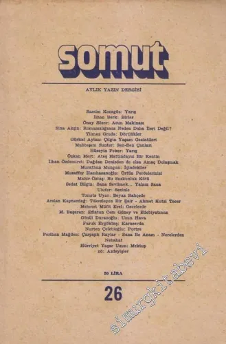 Somut Aylık Yazın Dergisi - Sayı: 26      Şubat