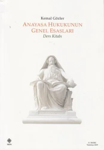 Anayasa Hukukunun Genel Esasları Ders Kitabı