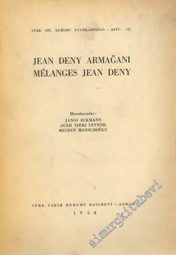 Jean Deny Armağanı -        1958