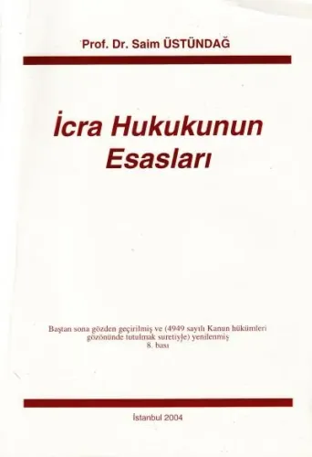 İcra Hukukunun Esasları