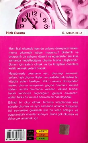 Daha Az Zamanda Daha İyi Öğrenerek Hızlı Okuma Ö. Faruk Reca Akis Kita