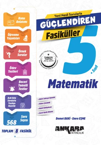 Ankara Yayıncılık 5. Sınıf Güçlendiren Matematik Fasiküller