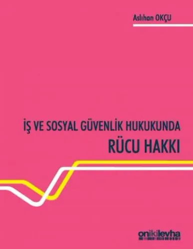 İş ve Sosyal Güvenlik Hukukunda Rücu Hakkı