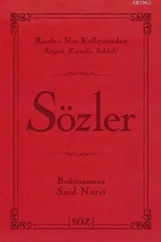 Sözler (Çanta Boy); Lügatlı, Kaynaklı, İndeksli