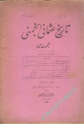 OSMANLICA: Tarih-i Osmani Encümeni Mecmuası -       Kanun-ı Evvel