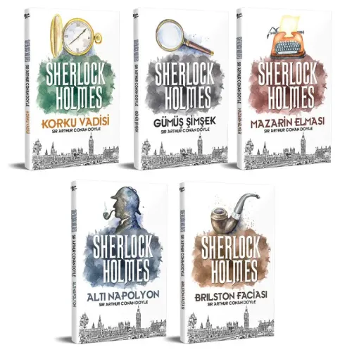 Dahi Sherlock Holmes Seti 5 Kitap - Halkkitabevi