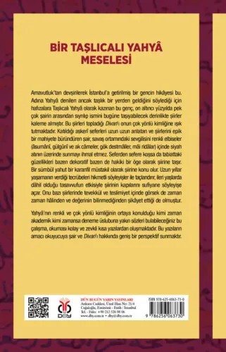 Bir Taşlıcalı Yahyâ Meselesi Hasan Kaplan Bir Taşlıcalı Yahyâ Meselesi Hasan Kaplan