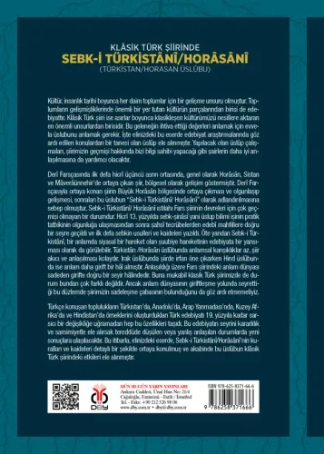 Klâsik Türk Şiirinde Sebk-i Türkistânî/Horâsânî Süleyman Anıl Tombak Klâsik Türk Şiirinde Sebk-i Türkistânî/Horâsânî Süleyman Anıl Tombak