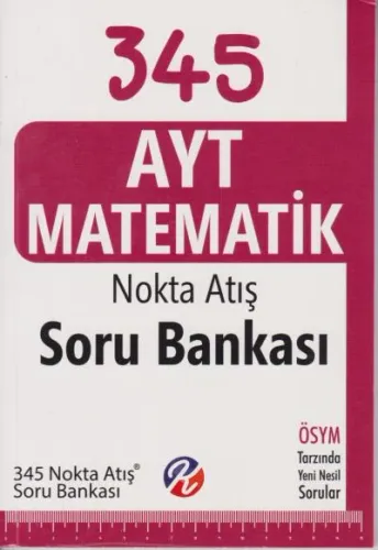 Kurul AYT 345 Matematik Nokta Atış Soru Bankası 2020-YENİ