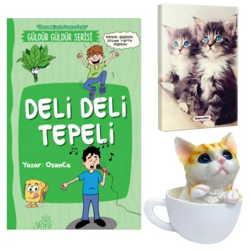Deli Deli Tepeli - Maviş Kediler Planlama Defteri ve Fincanda Kedi Kum