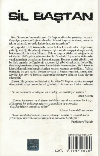 Sil Baştan Ken Grimwood Koridor Yayıncılık %60 indirimli