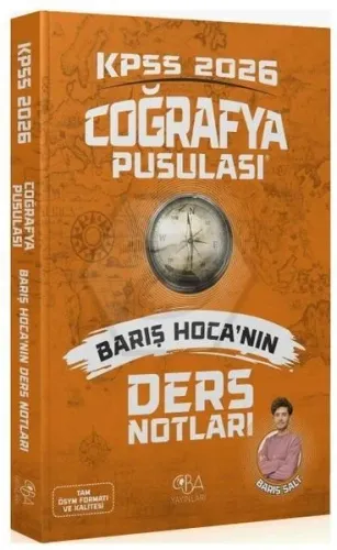 CBA Yayınları 2026 KPSS Coğrafya Pusulası Ders Notları