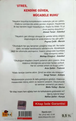 Stres - Kendine Güven - Mücadele Ruhu Cengiz Erşahin Tutku %44 indirim