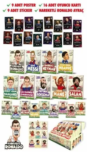 Efsane Futbolcular Kutulu Set (9 Kitap Takım)