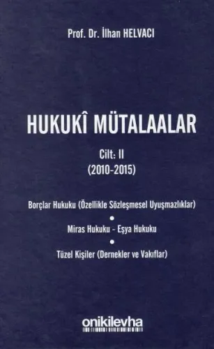 Hukuki Mütalaalar Cilt 2