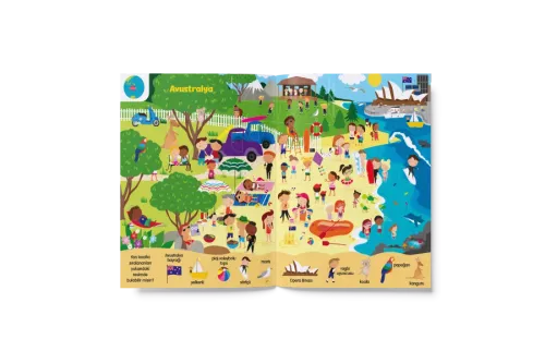 Ara & Bul - Dünyayı Keşfediyorum - Olimpos Yayınları Kitap Dolu Günler