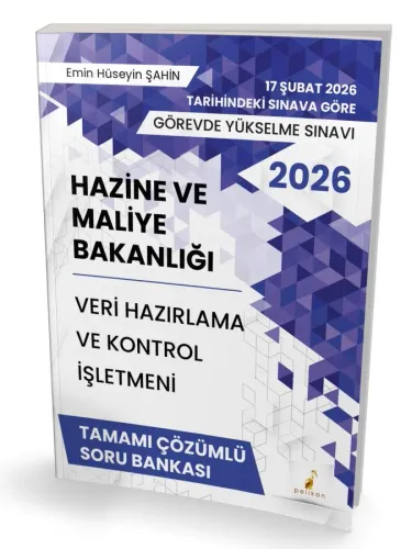 PelikanYayınları 2026 Hazine ve Maliye Bakanlığı Veri Hazırlama ve Kon