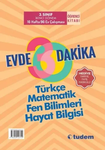 Tudem 3. Sınıf Evde 30 Dakika- 2.Dönem