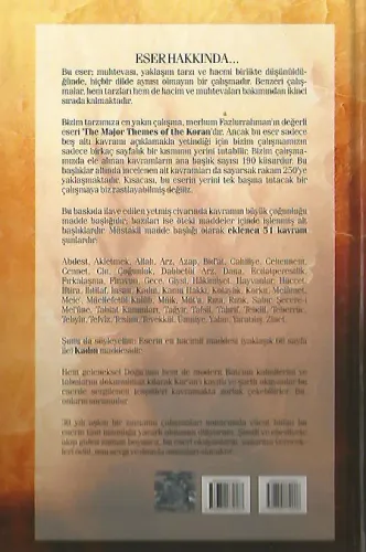 Kur'an'ın Temel Kavramları 2.Cilt Yaşar Nuri Öztürk Yeni Boyut %45 ind