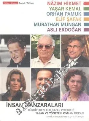 İnsan Manzaraları Türkiye'den Altı Yazar Portresi 6 Film DVD ve 6 Kitapçık -