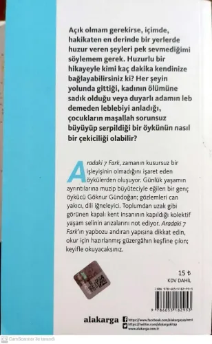 Aradaki 7 Fark Göknur Gündogan Alakarga %28 indirimli