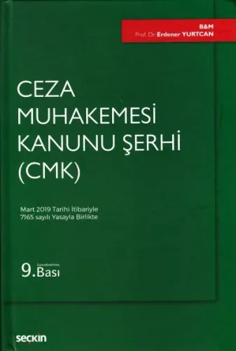 Ceza Muhakemesi Kanunu Şerhi (CMK)