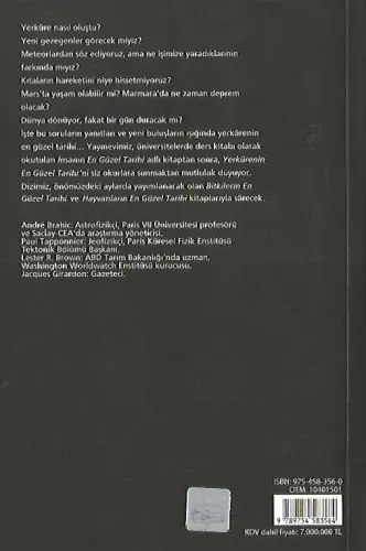 Yerkürenin En Güzel Tarihi Andre Brahic,Paul Tapponnier,Lester R. Brow