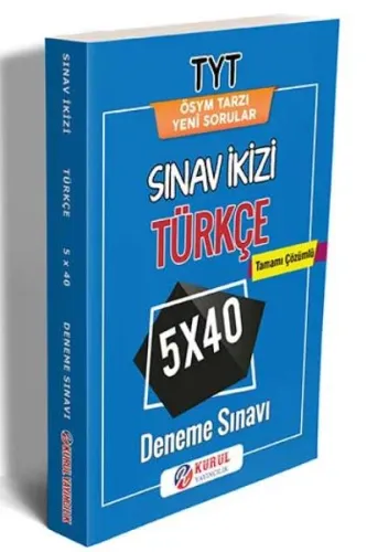 Kurul TYT Türkçe Sınav İkizi Tamamı Çözümlü 5×20 Deneme Sınavı-YENİ