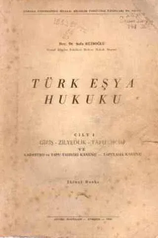 Türk Eşya Hukuku