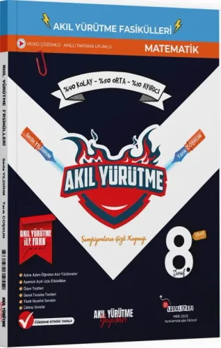 AKIL YRT 8. SINIF FASİKÜL 6LI SET MATEMATİK - 2027