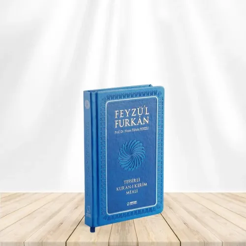 Feyzü'l Furkan Tefsirli Kuran-ı Kerim Meali Metinsiz (Cep Boy Ciltli) Lacivert