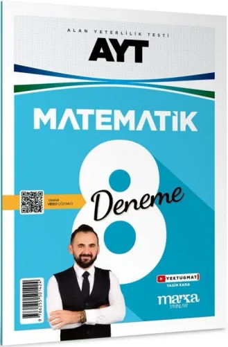 Marka Yayınları AYT Matematik Tamamı Video Çözümlü 8 Deneme