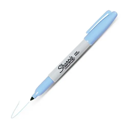 Sharpie Fine Permanent markör, Açık Mavi