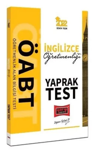 2022 ÖABT İngilizce Öğretmenliği Yaprak Test