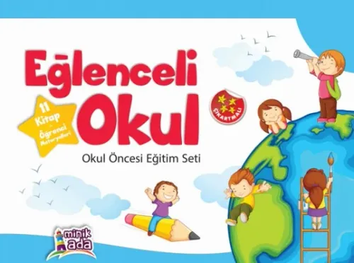 Eğlenceli Okul Eğitim Seti 11 Kitap