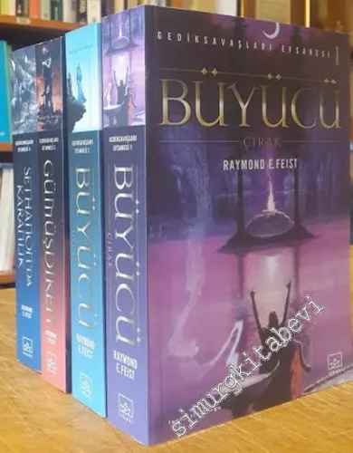 Gediksavaşları Efsanesi: Büyücü Çırak / Büyücü Usta / Gümüşdiken / Sethanon'da Karanlık - 4 CİLT - TAKIM -