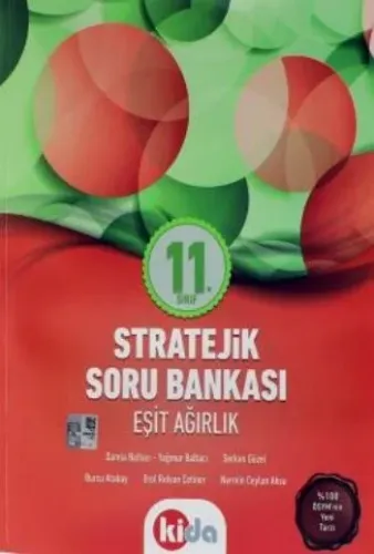 Kida 11. Sınıf Stratejik Soru Bankası Eşit Ağırlık