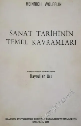Sanat Tarihinin Temel Kavramları -        1973