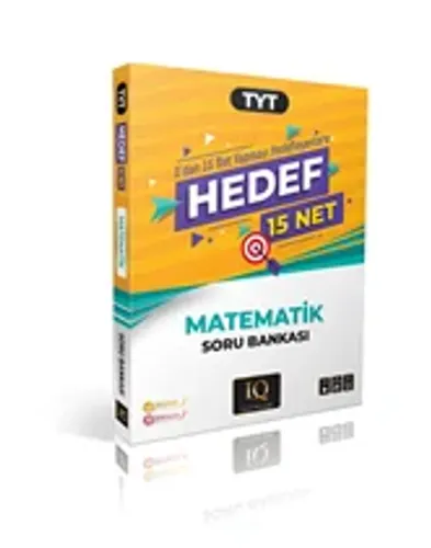 IQ YAYINLARI TYT MATEMATİK (HEDEF 15) SORU BANKASI