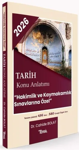 Temsil Yayınları 2026 Hakimlik Kaymakamlık Tarih Konu Anlatımı