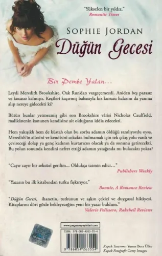 Düğün Gecesi Sophie Jordan Pegasus Yayıncılık